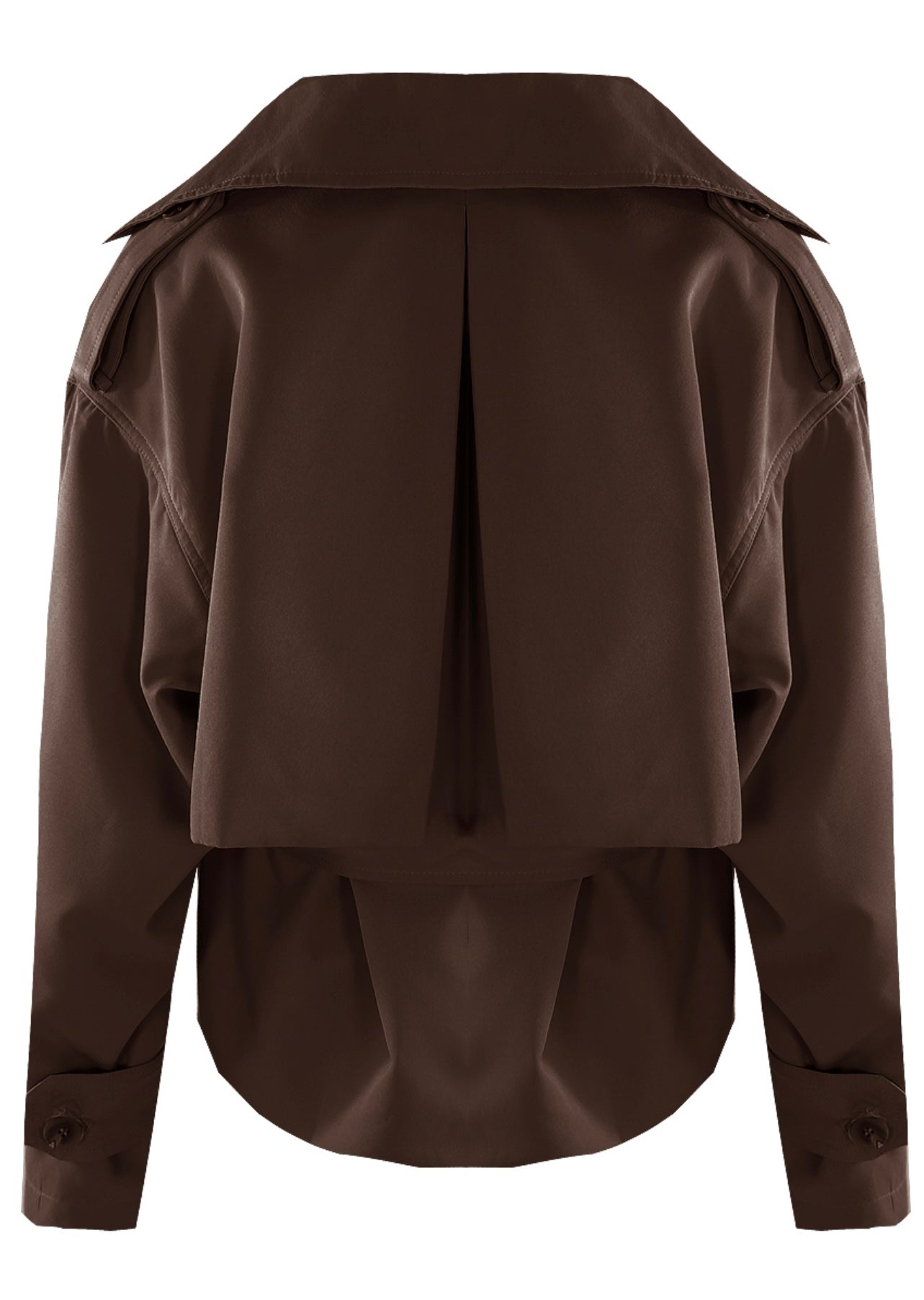 Belted Short Trench Coat
