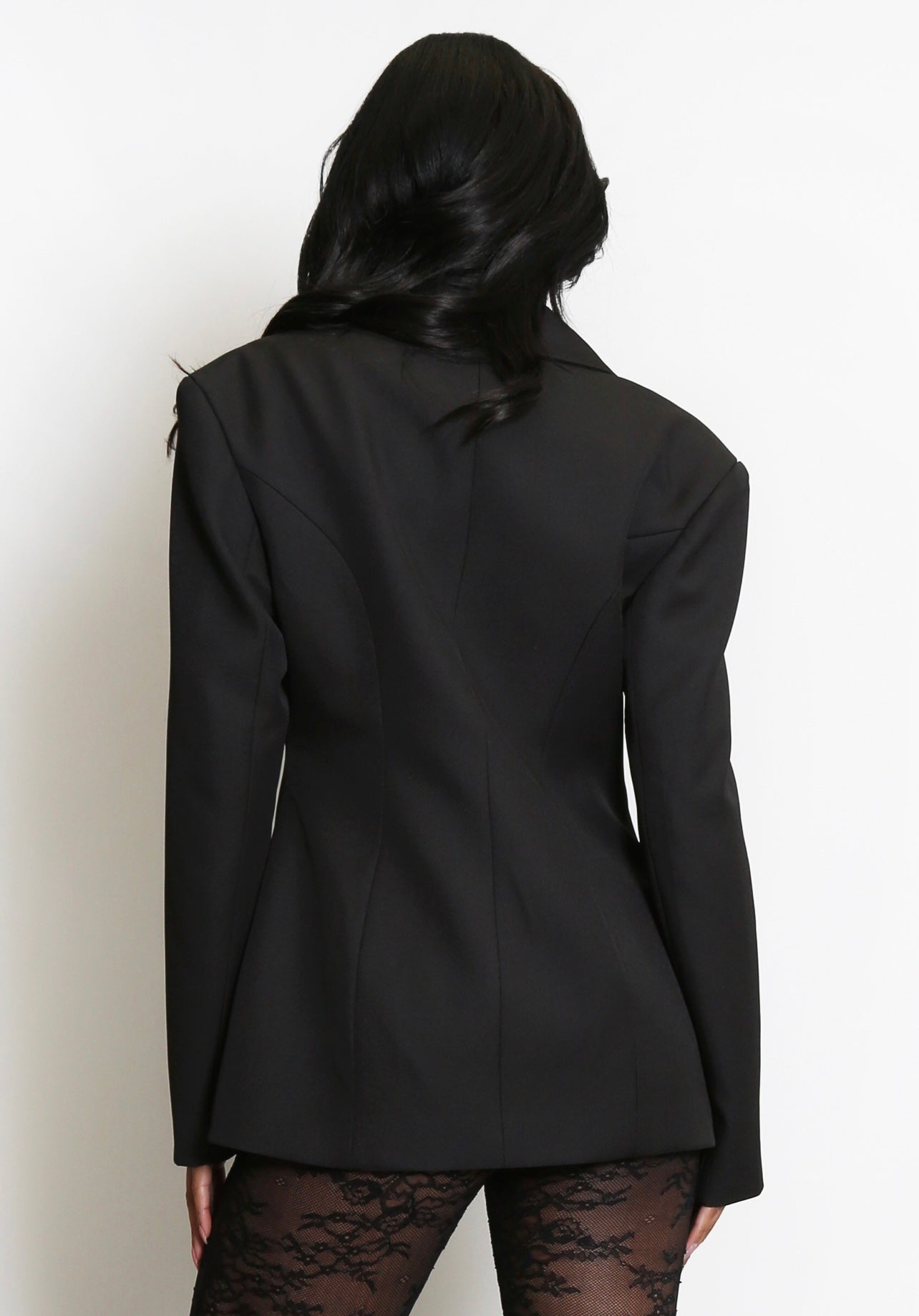 Black Tailored Fitted Blazer