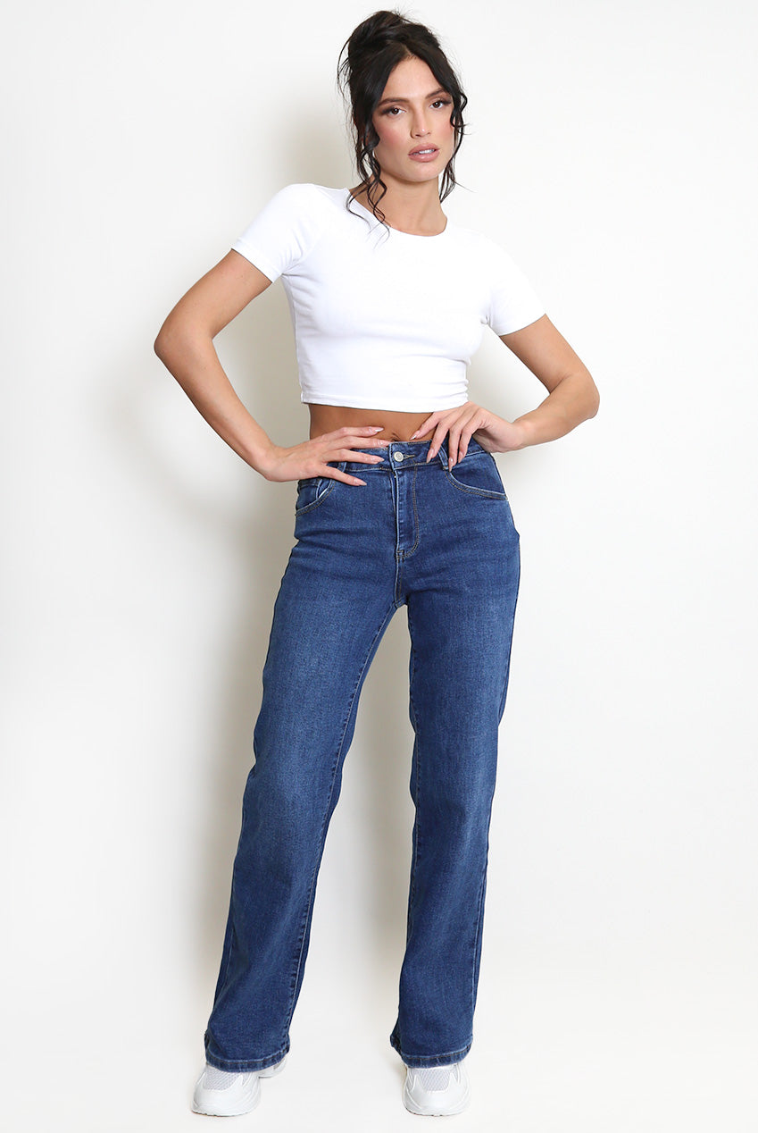 Denim Longer Length Boot Cut Jeans