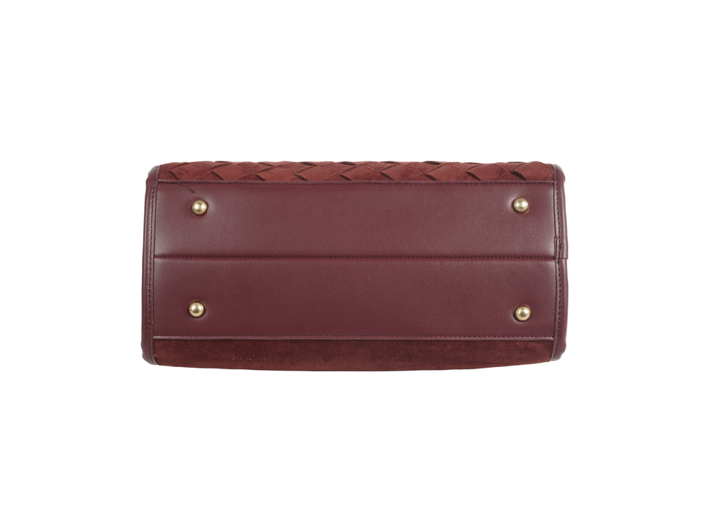 Pattern Detail Buckle Handbag