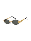 Triomphe Rimless Sunglasses With Chunky Arm