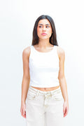 White Crop Top