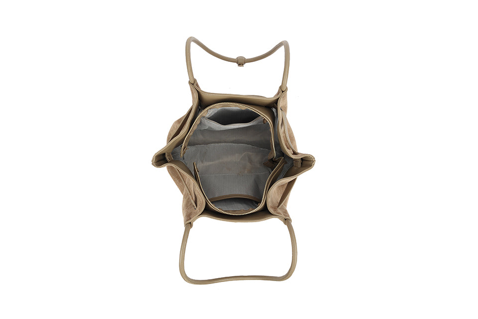 Slouchy Buckle Detail Handbag