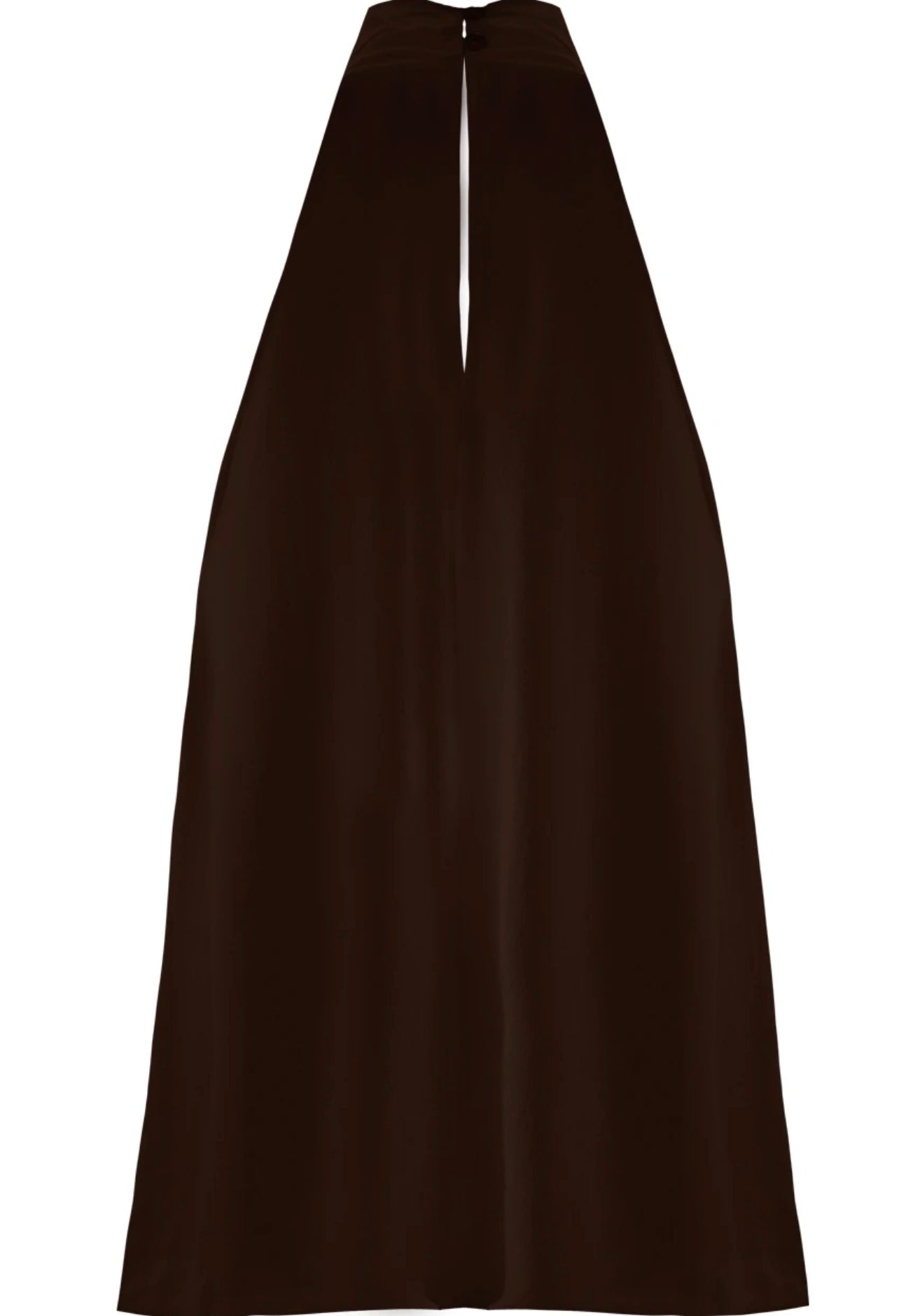 Brown Buckle Halter Top