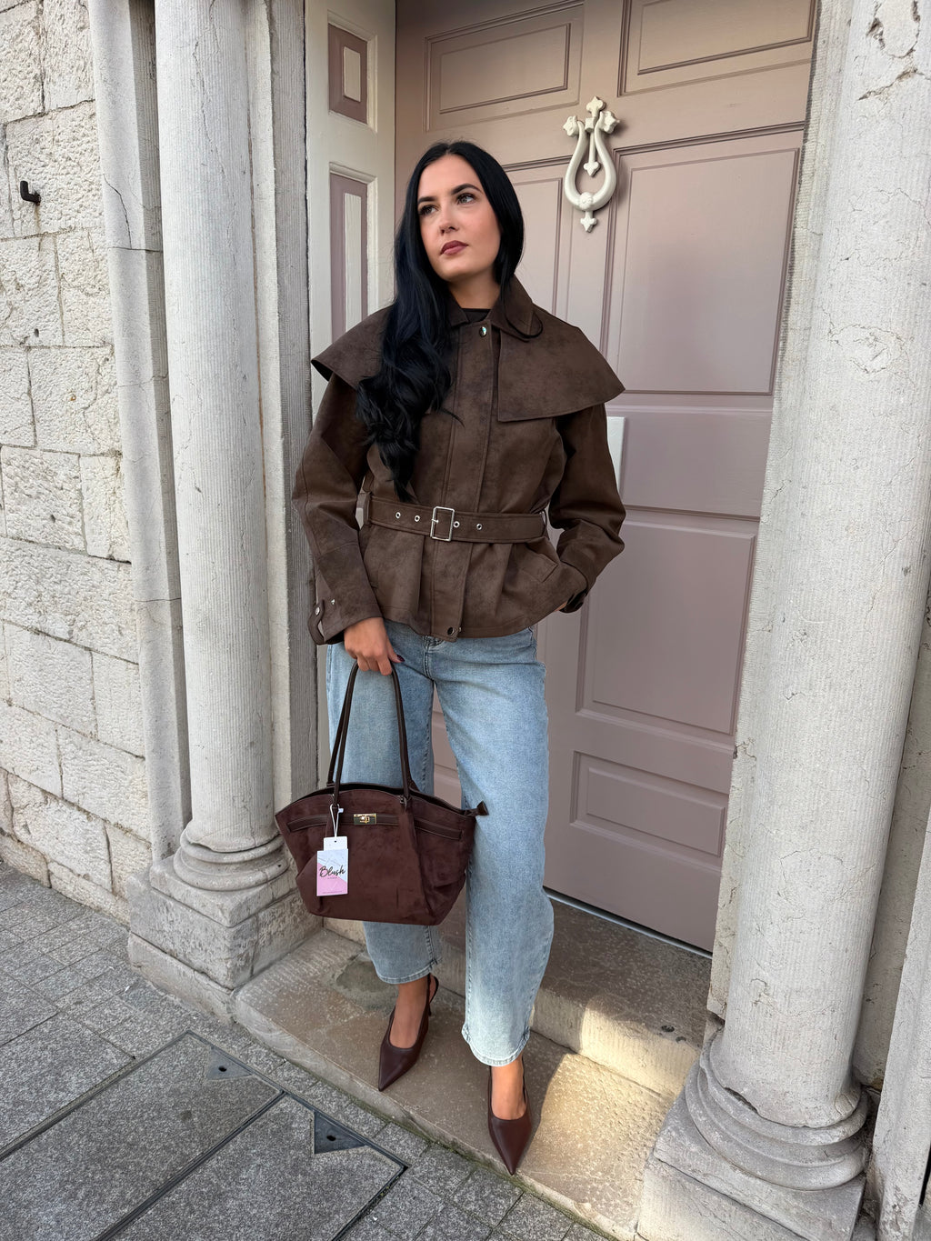 Light Blue Barrel Leg Jean
