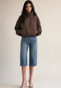 Brown Check Lightweight Jacket