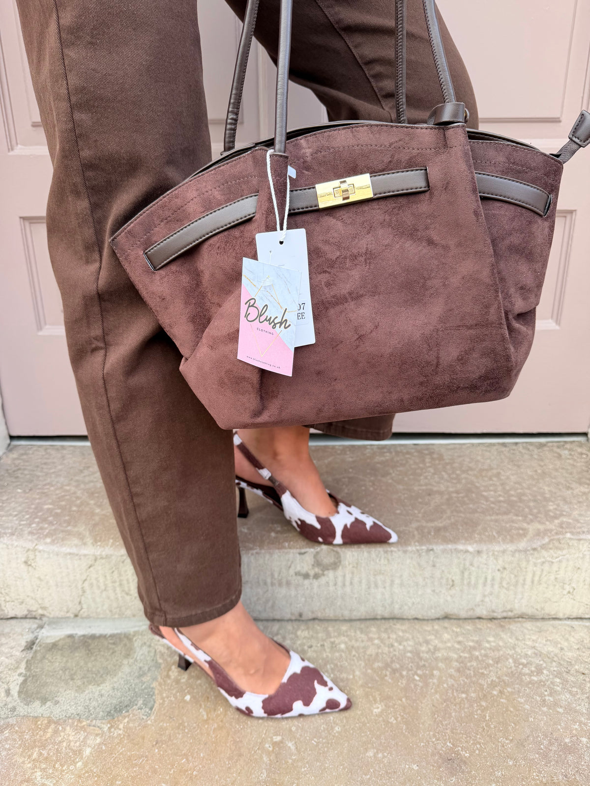 Pointed Toe Slingback With Small Heel