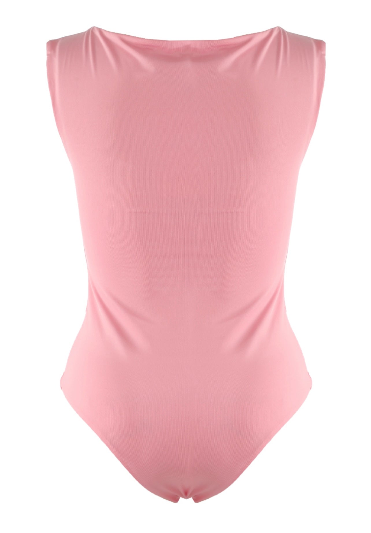 Pink Sleeveless Bodysuit