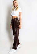 Wide Leg Trouser With Side Piping