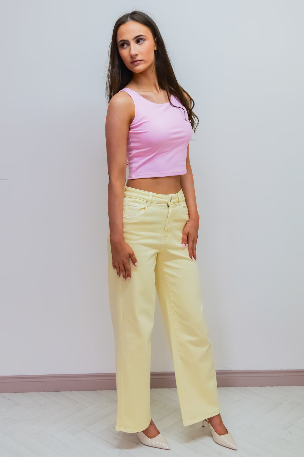 Pink Crop Top