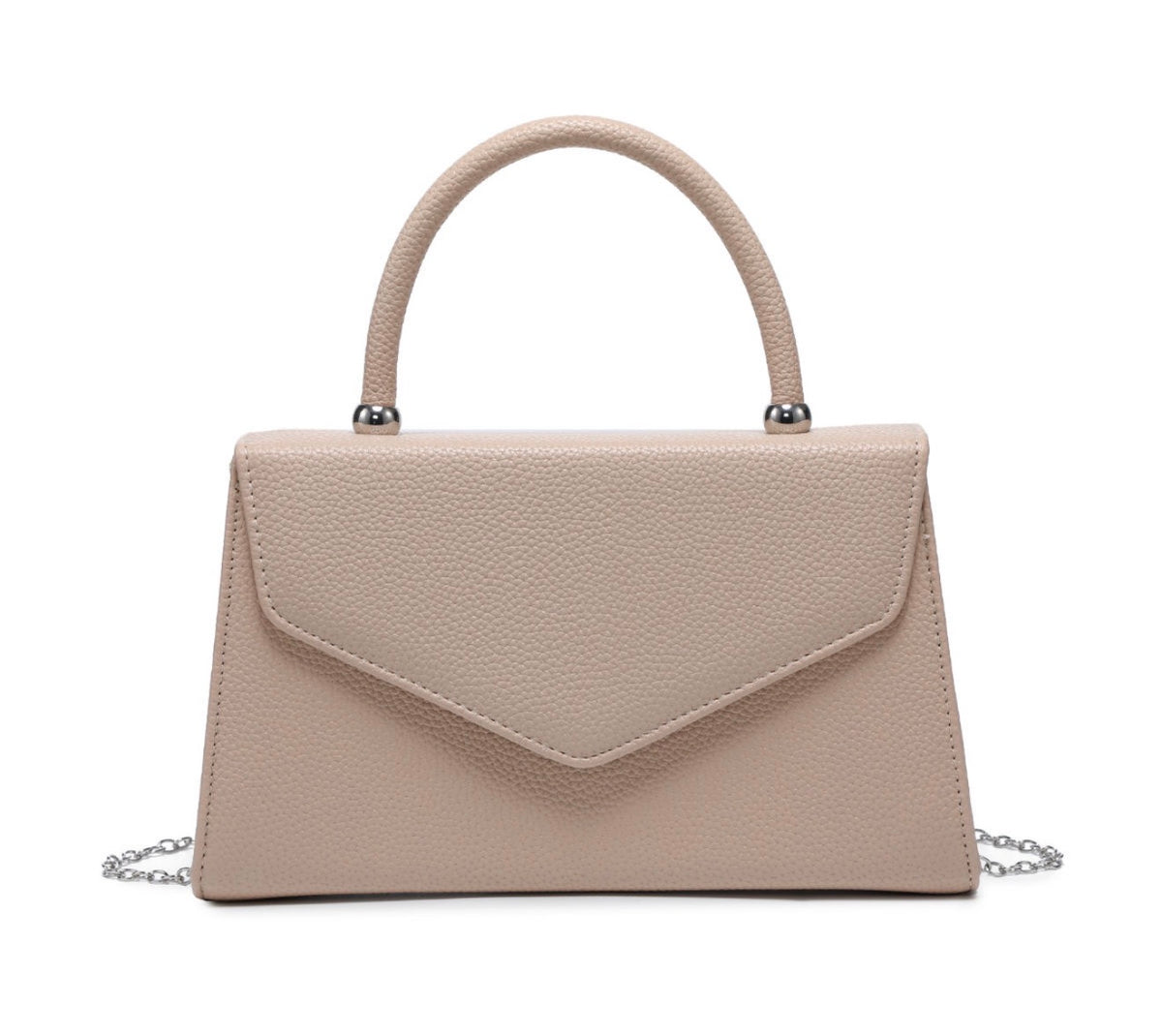 Top Handle Pu Clutch Bag
