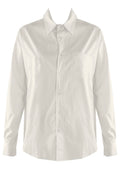 White Poplin Single Pocket Shirt