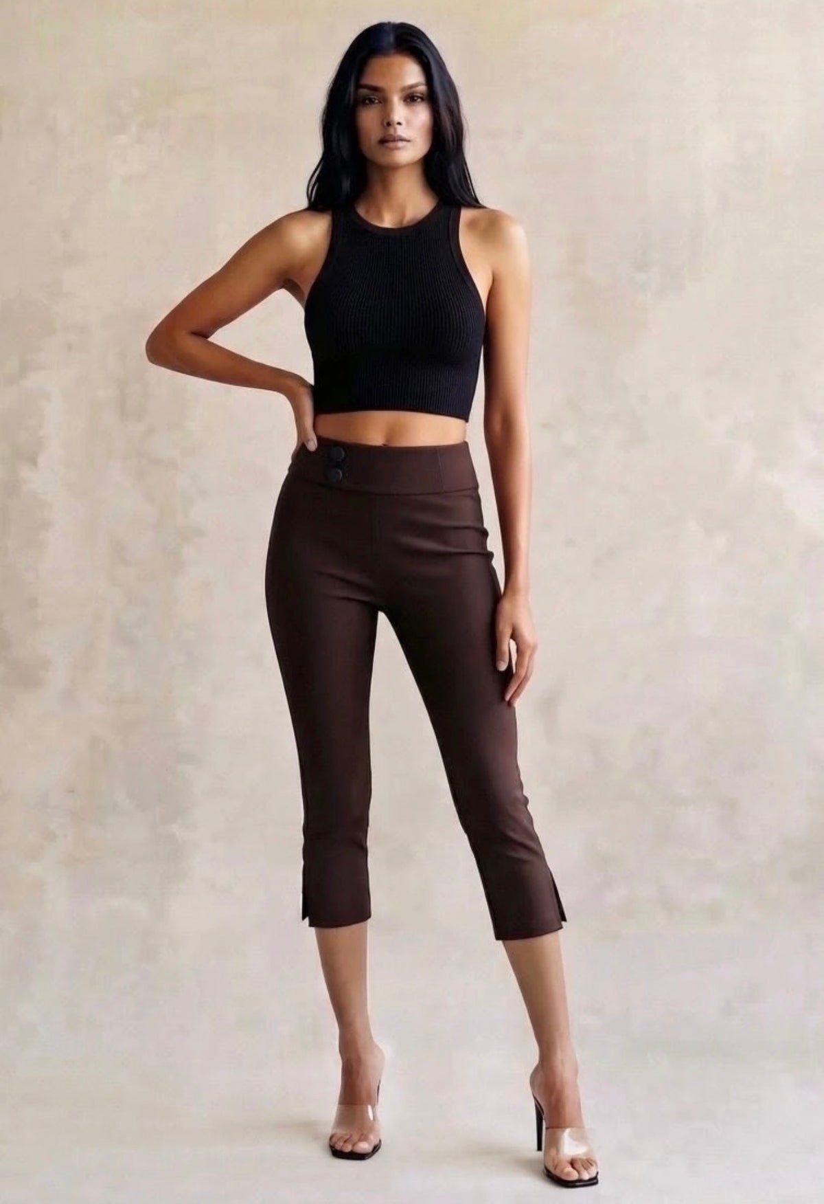 Tailored Capri Trousers