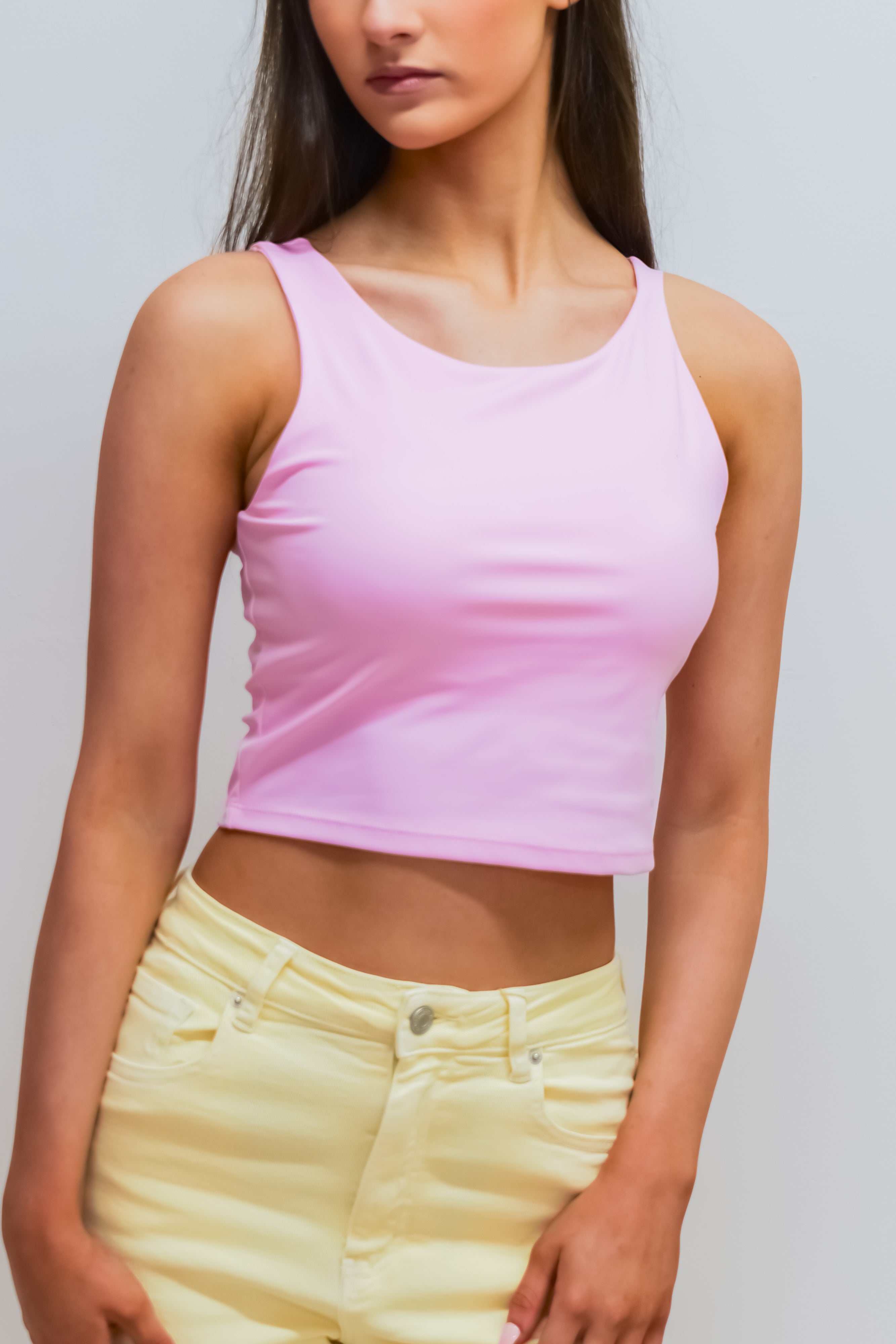 Pink Crop Top