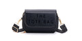 Crossbody Handbag with 2 Separate Top Zipped Sections