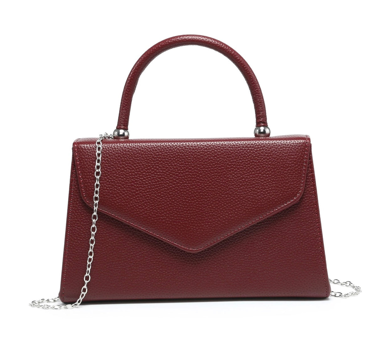 Top Handle Pu Clutch Bag