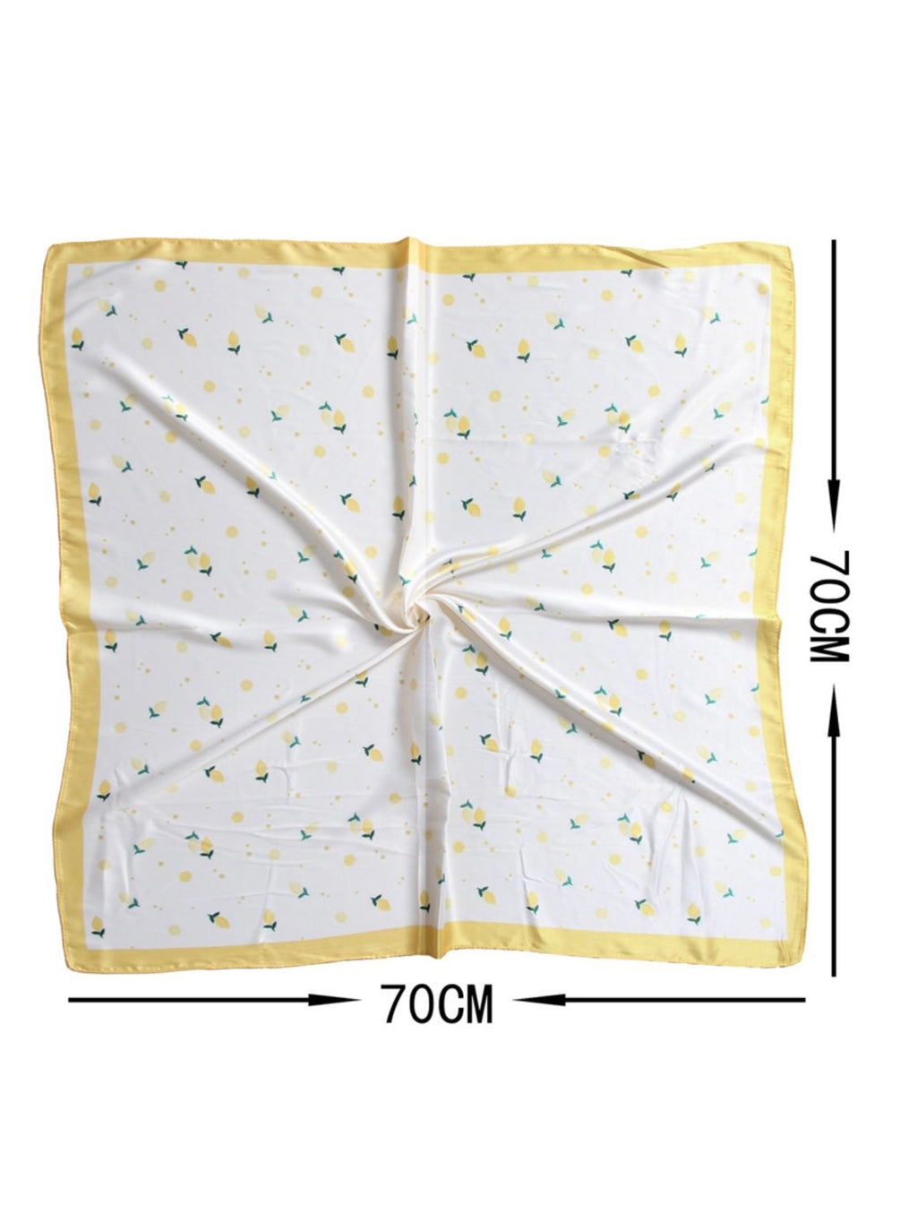 Lemon Printed Neckerchief
