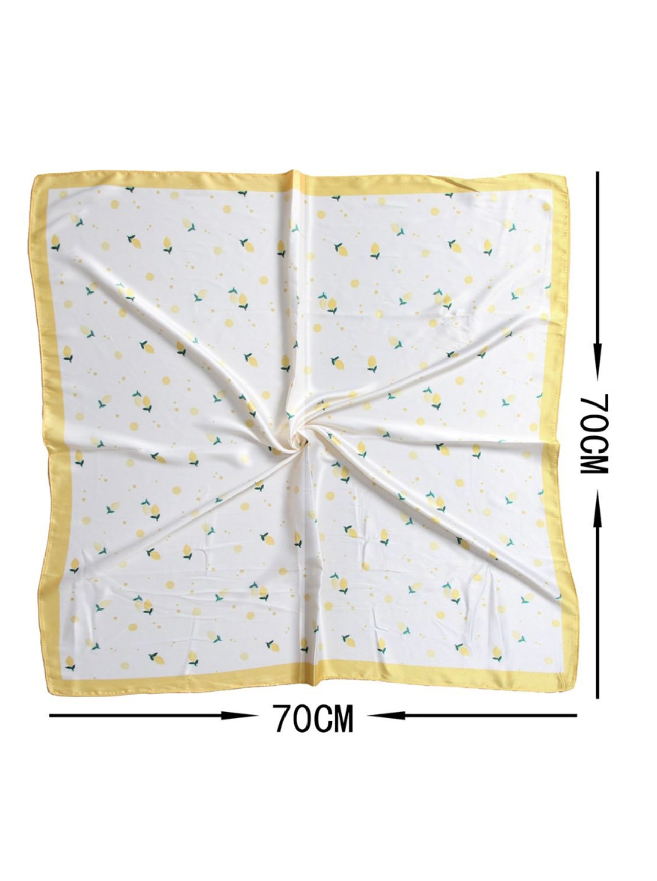 Lemon Printed Neckerchief