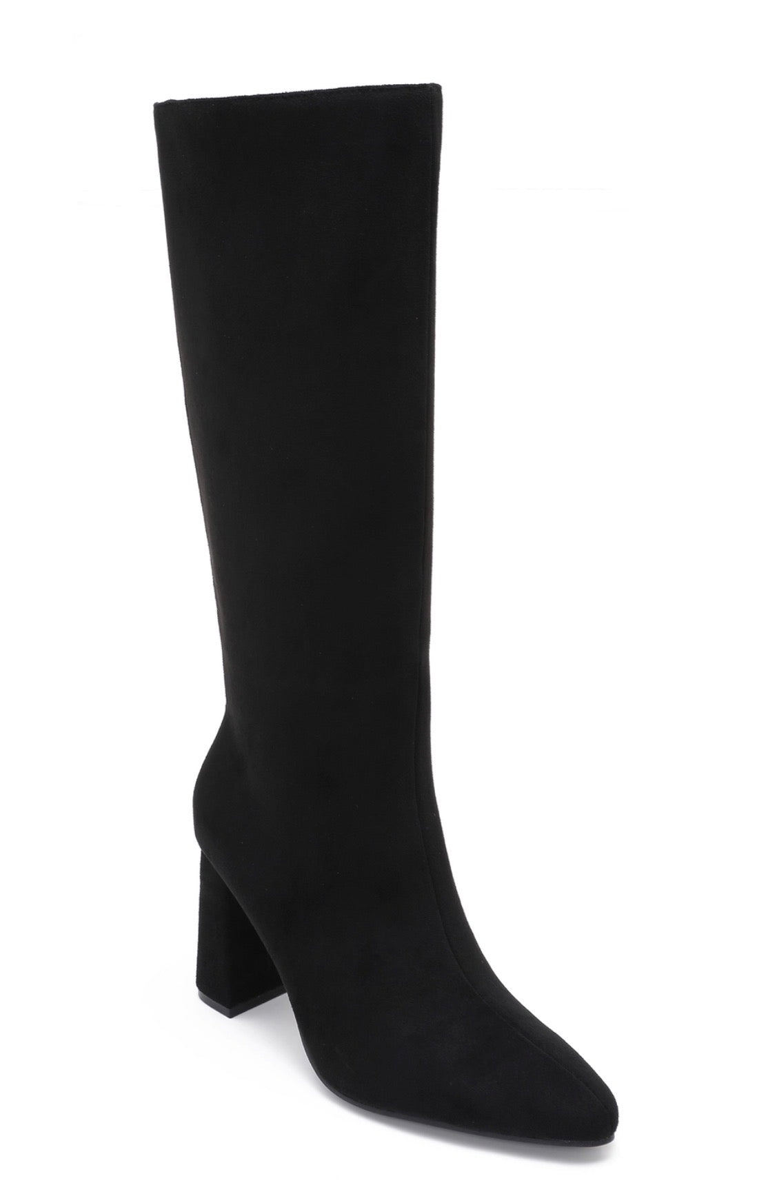 Suede High Knee Boot