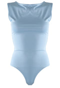 Blue Sleeveless Bodysuit