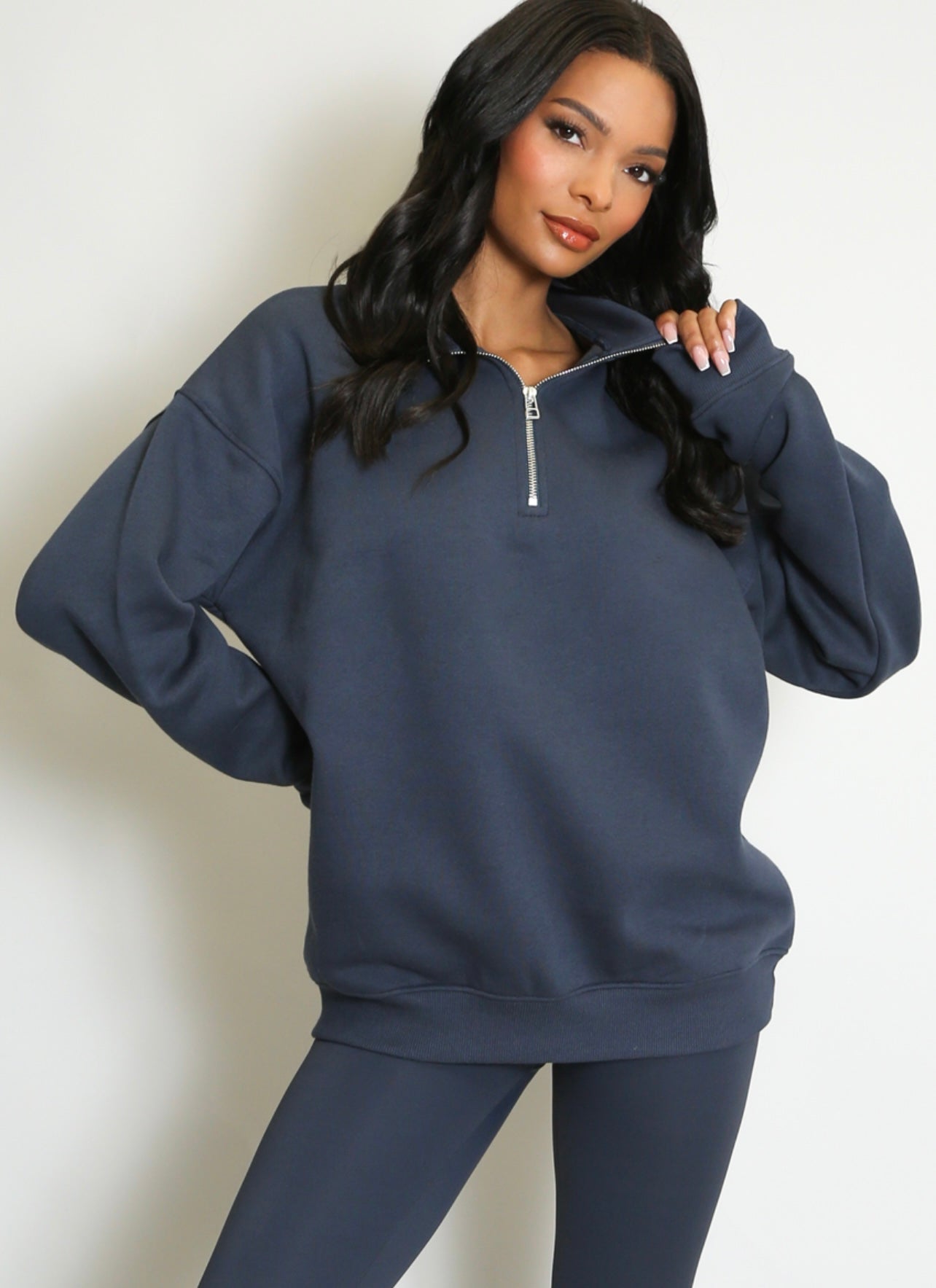 Half Zip Sweatshirt