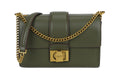 Gold Chain Detail Buckle Handbag