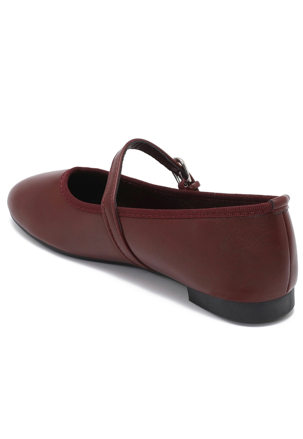 Burgundy Minimalist Ballerinas