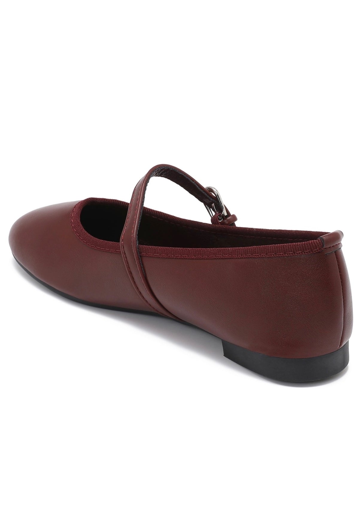 Burgundy Minimalist Ballerinas