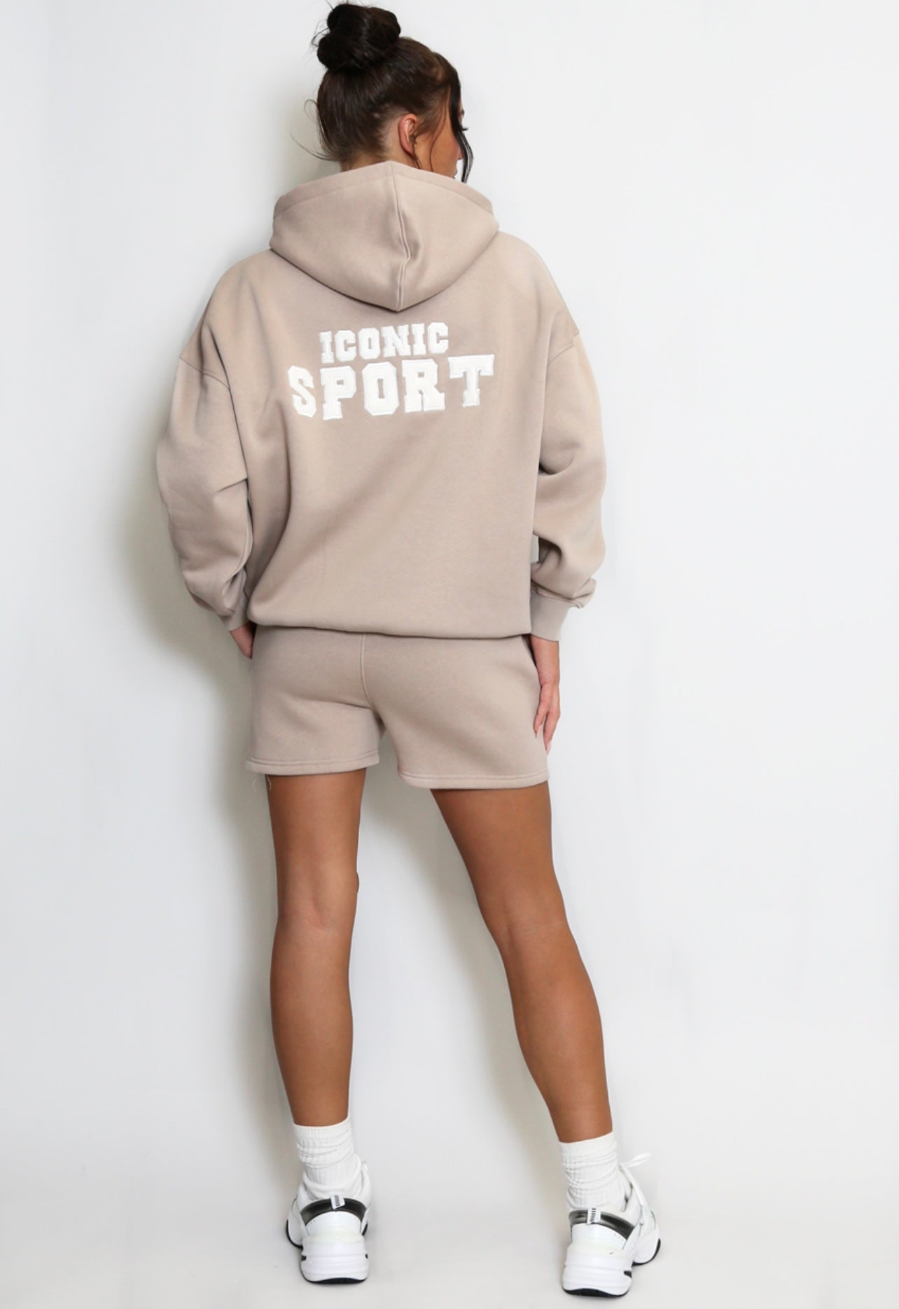 Taupe Iconic Sport Hoodie