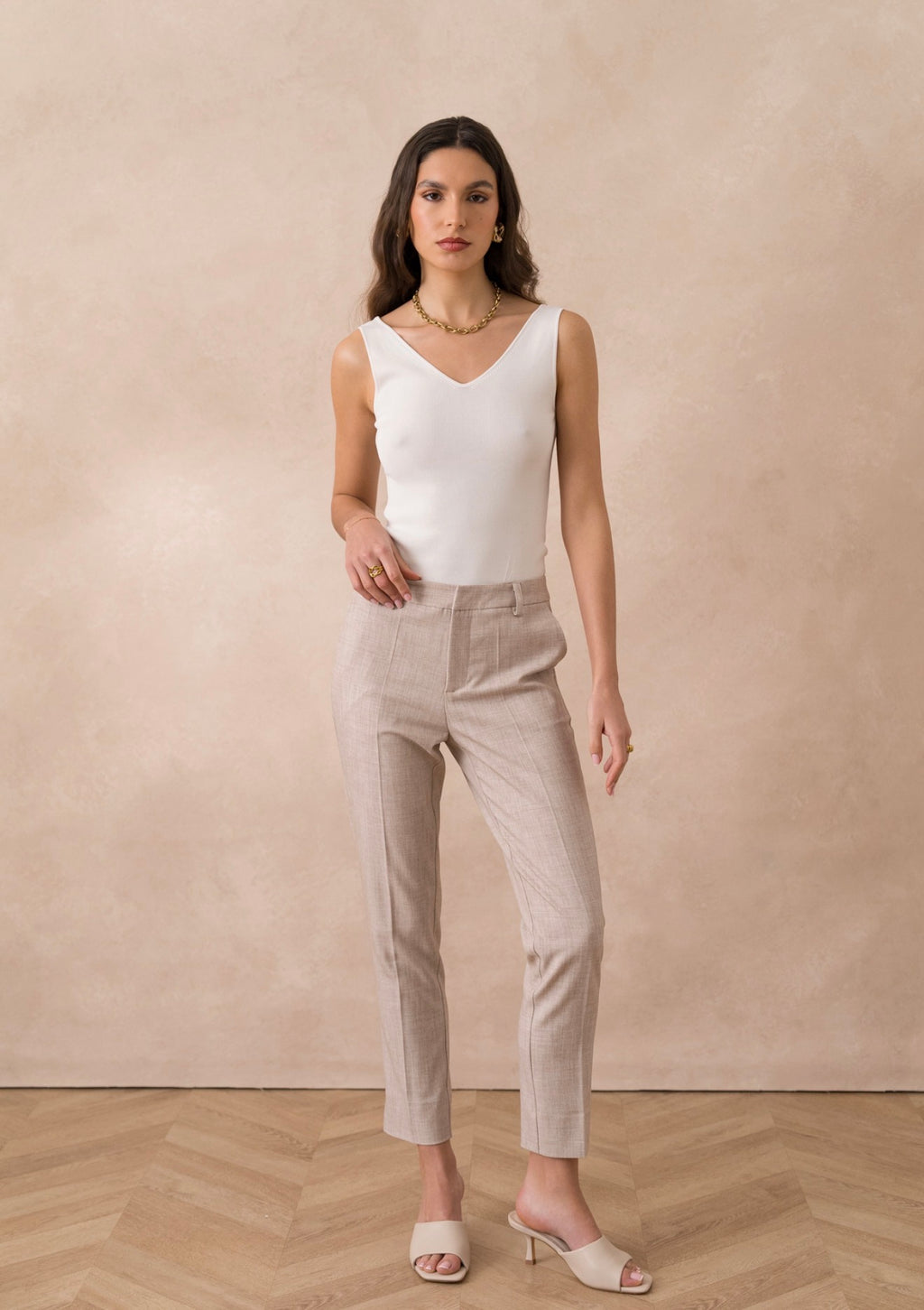 Tailored Ankle Grazers Trousers