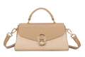 Two Tone Gold Buckle Detail Handbag