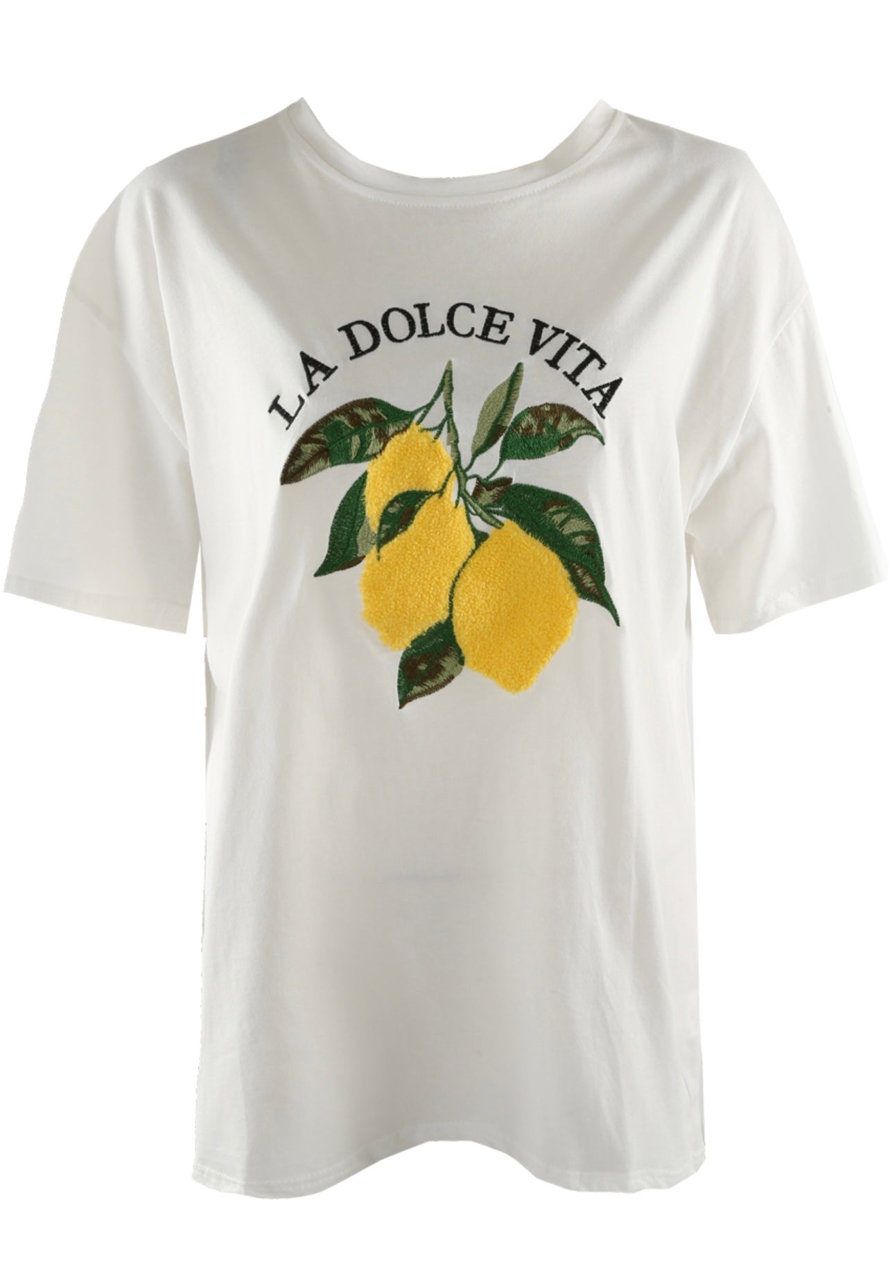 Lemon Embroidered T-Shirt