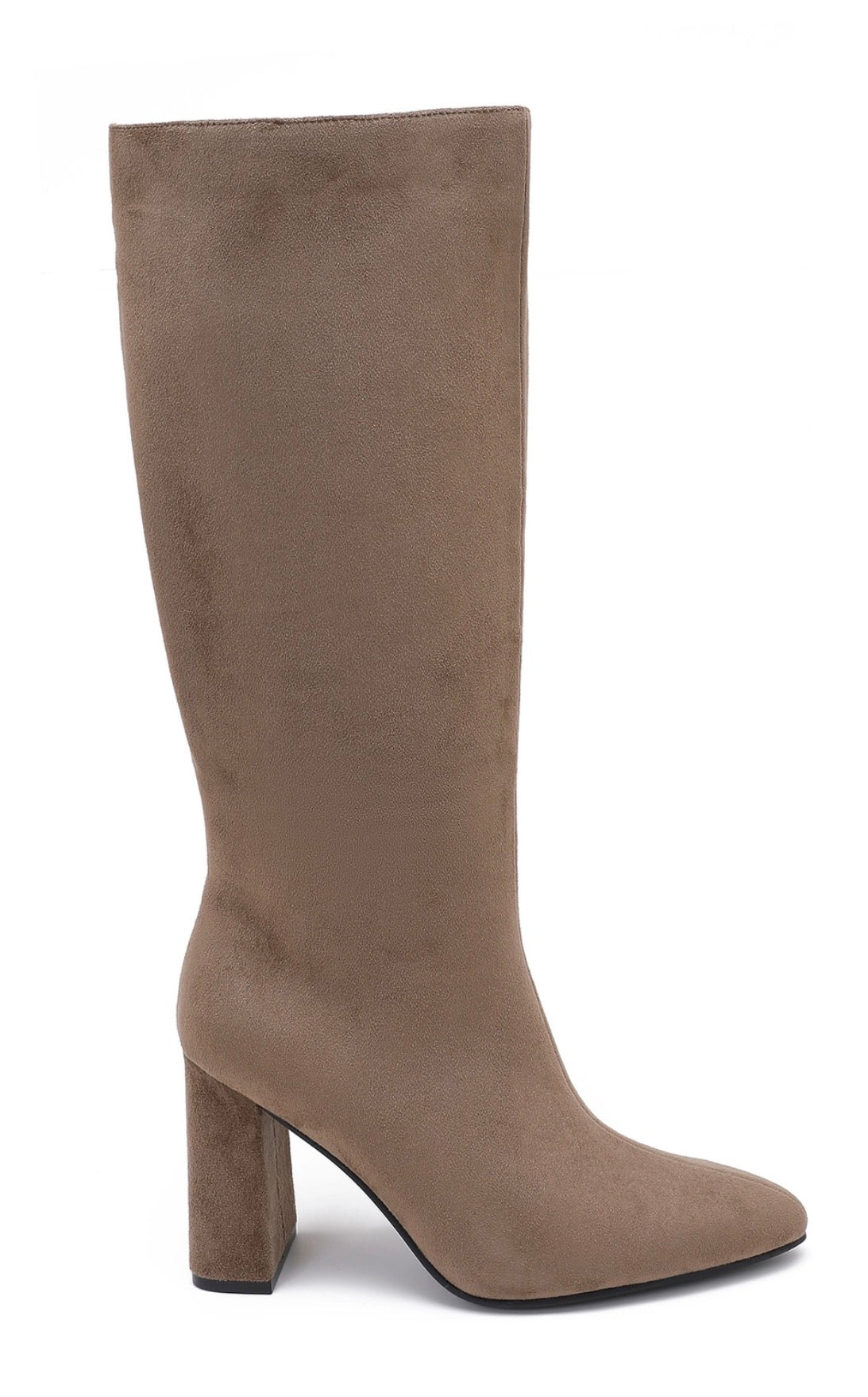 Suede High Knee Boot
