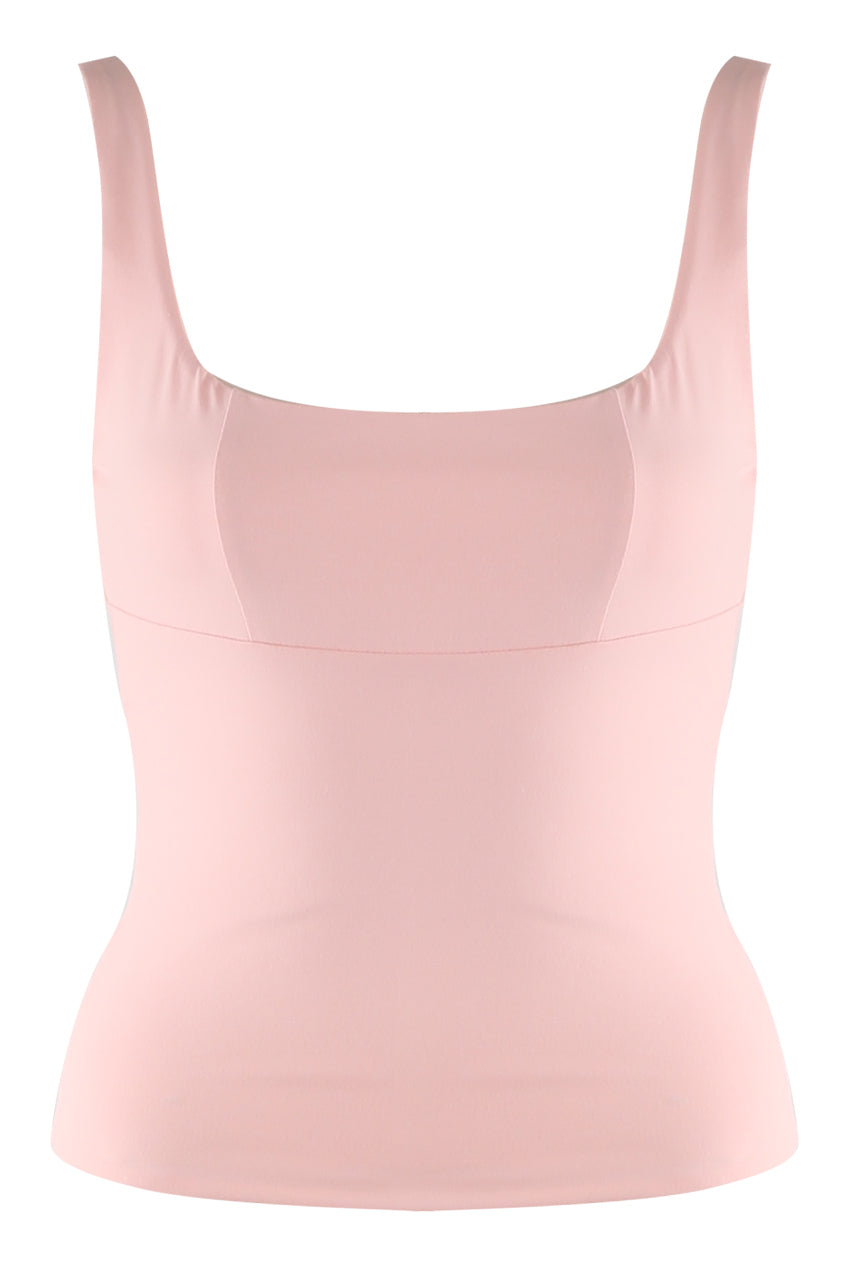 Pink Square Neck Cami Top