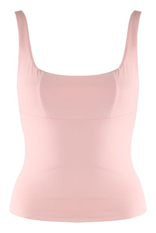 Pink Square Neck Cami Top