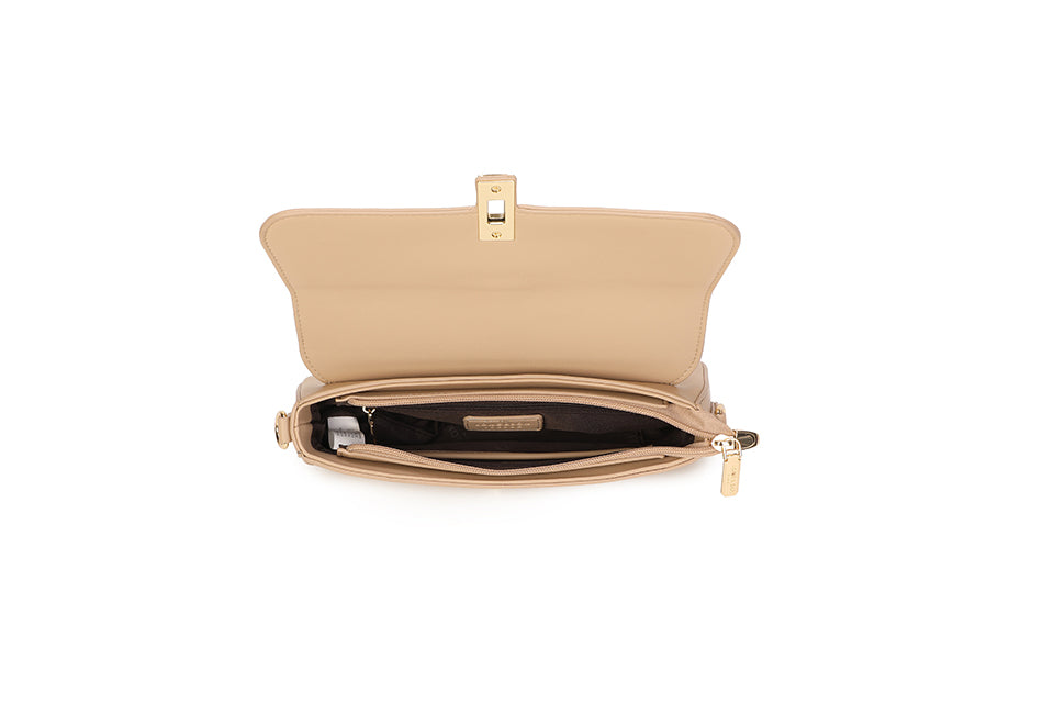 Bow Detail Ribbed Handbag