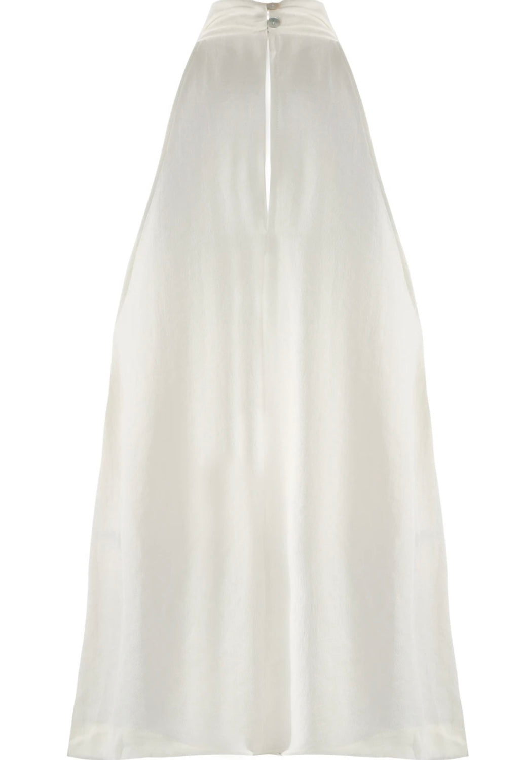 White Buckle Halter Top