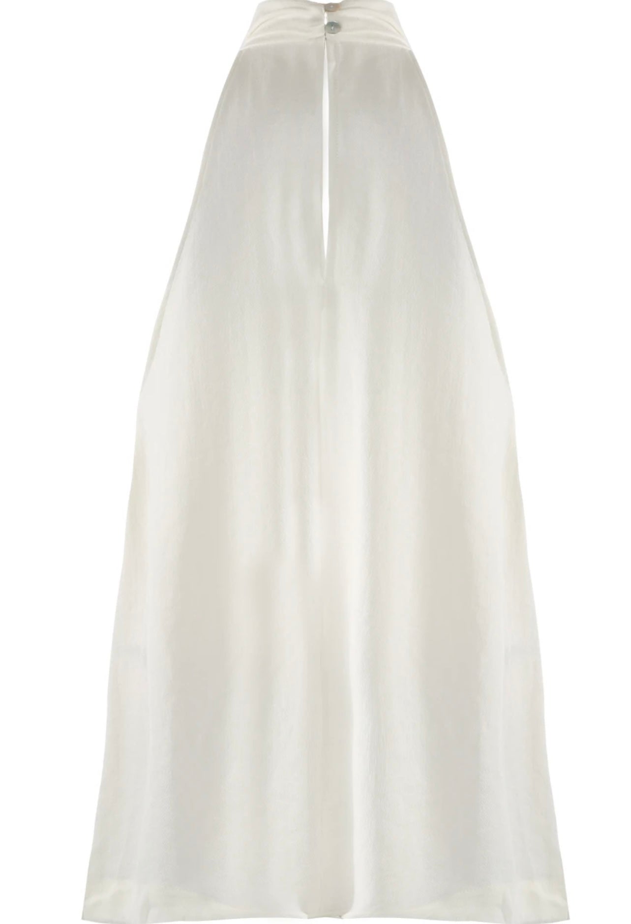 White Buckle Halter Top