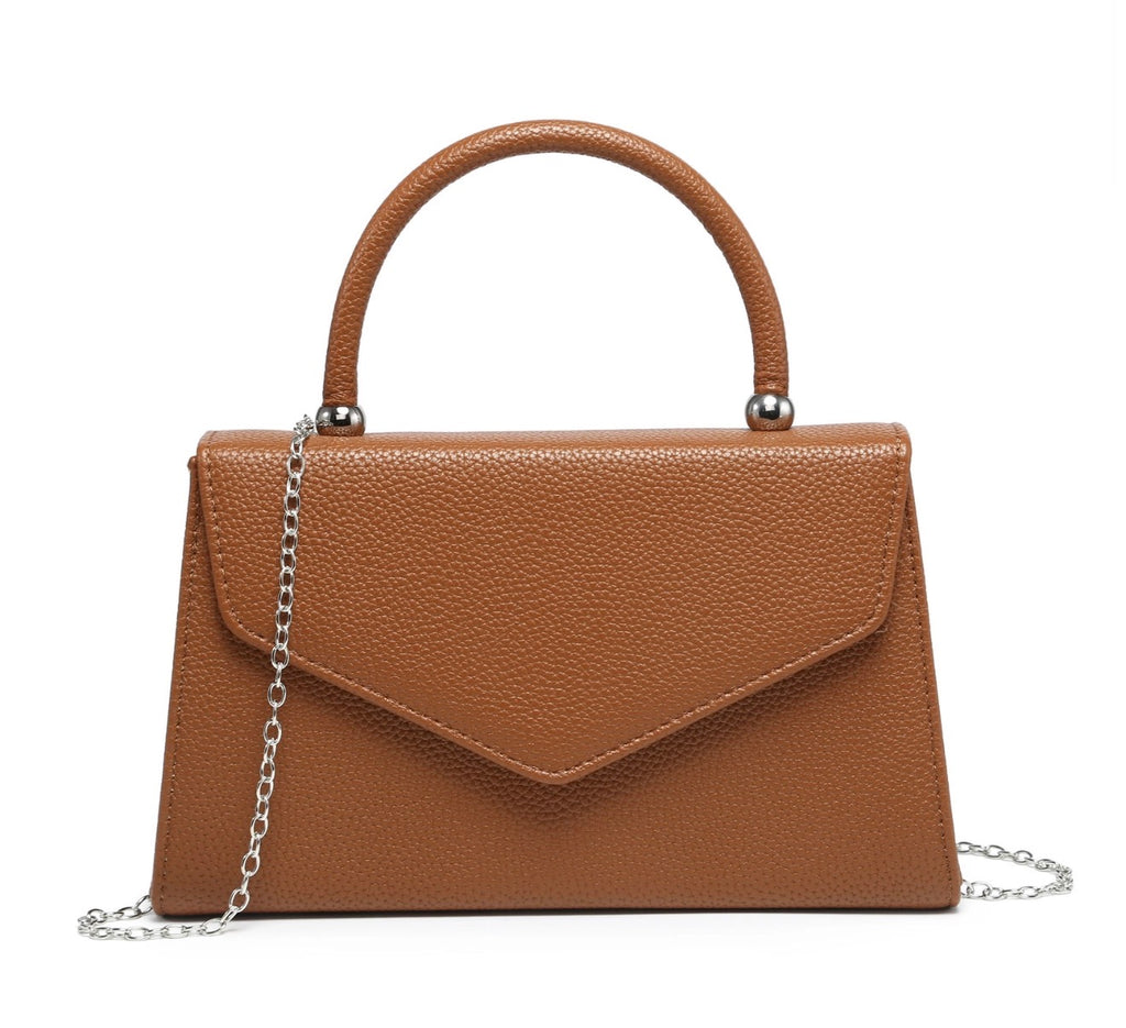 Top Handle Pu Clutch Bag
