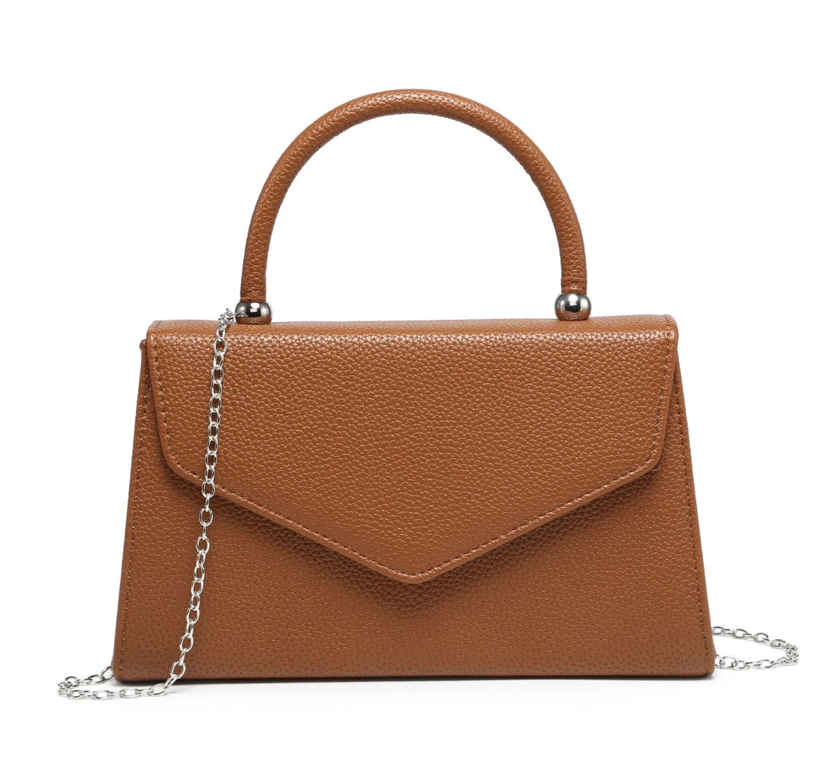 Top Handle Pu Clutch Bag