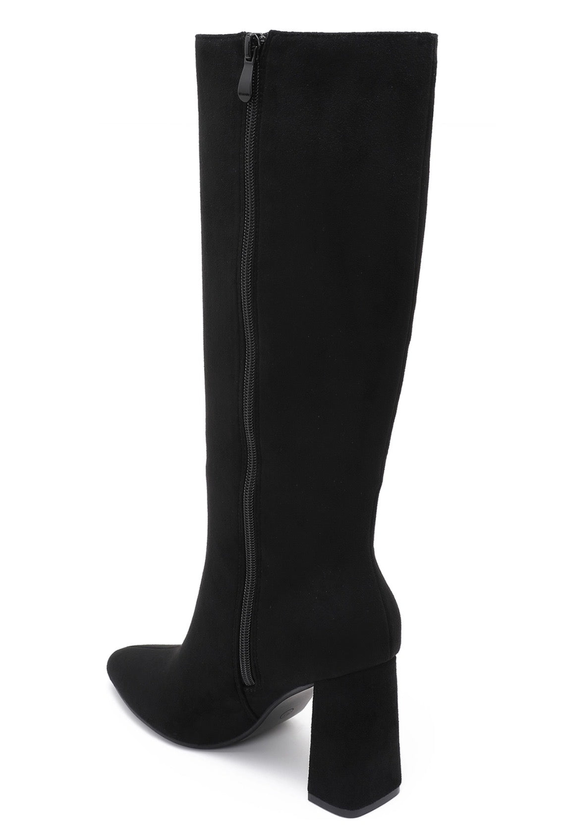 Suede High Knee Boot