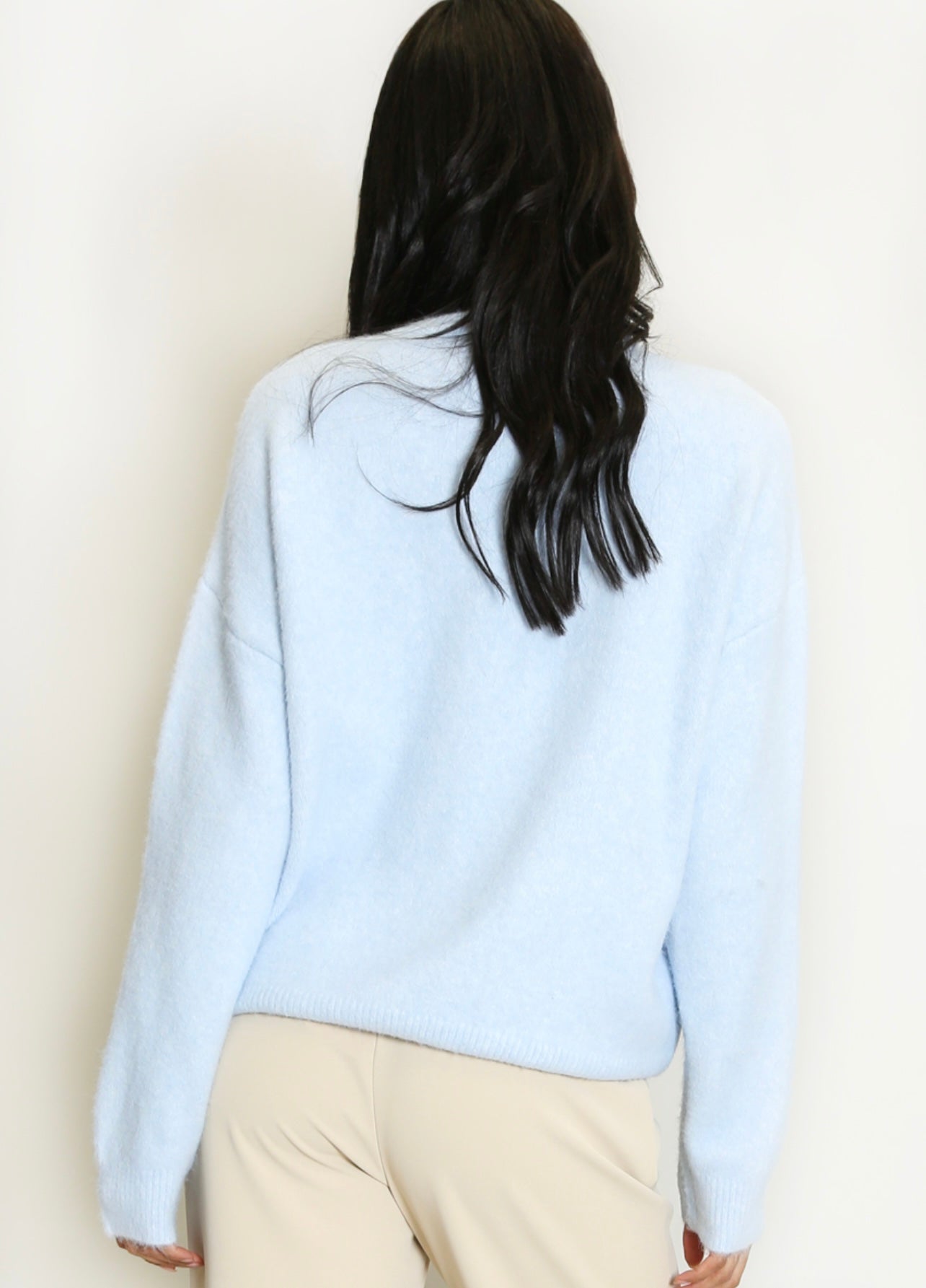 Blue Wellness Slogan Wool Jumper