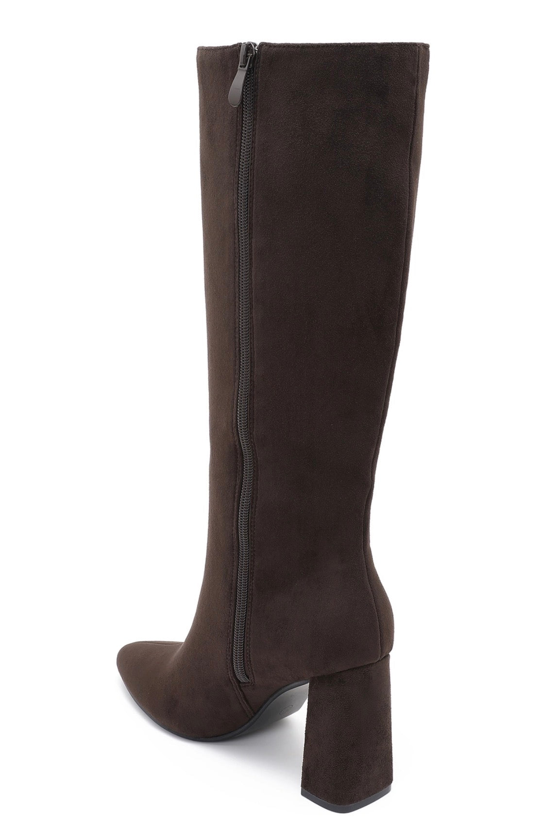 Suede High Knee Boot