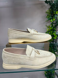 Beige Suede Loafer