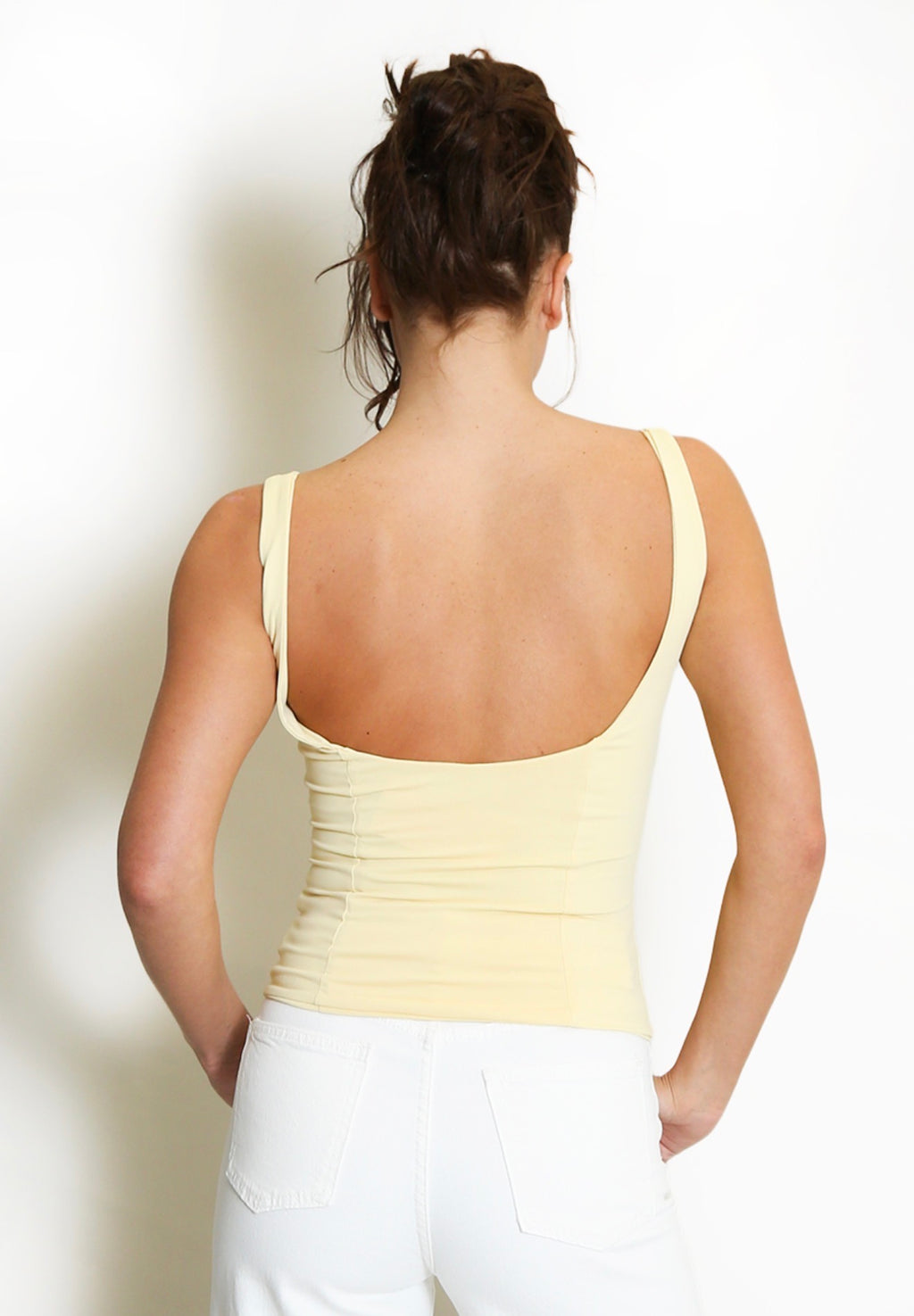 Lemon Square Neck Cami Top