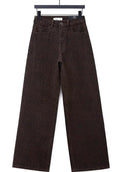 Cheetah Pattern Dad Fit Chocolate Jeans