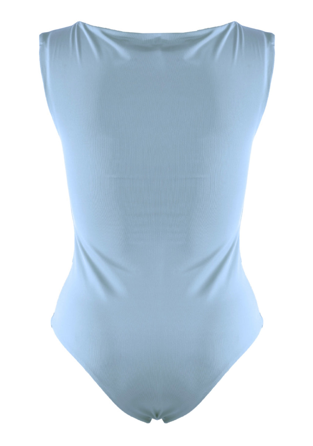 Blue Sleeveless Bodysuit
