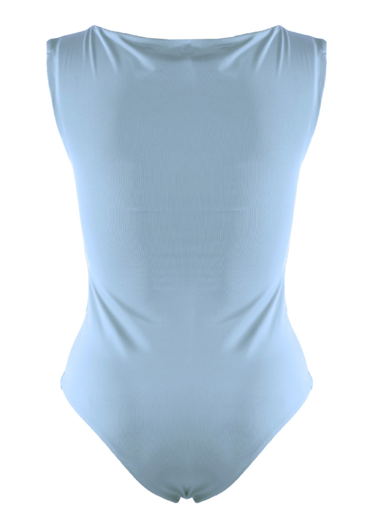 Blue Sleeveless Bodysuit
