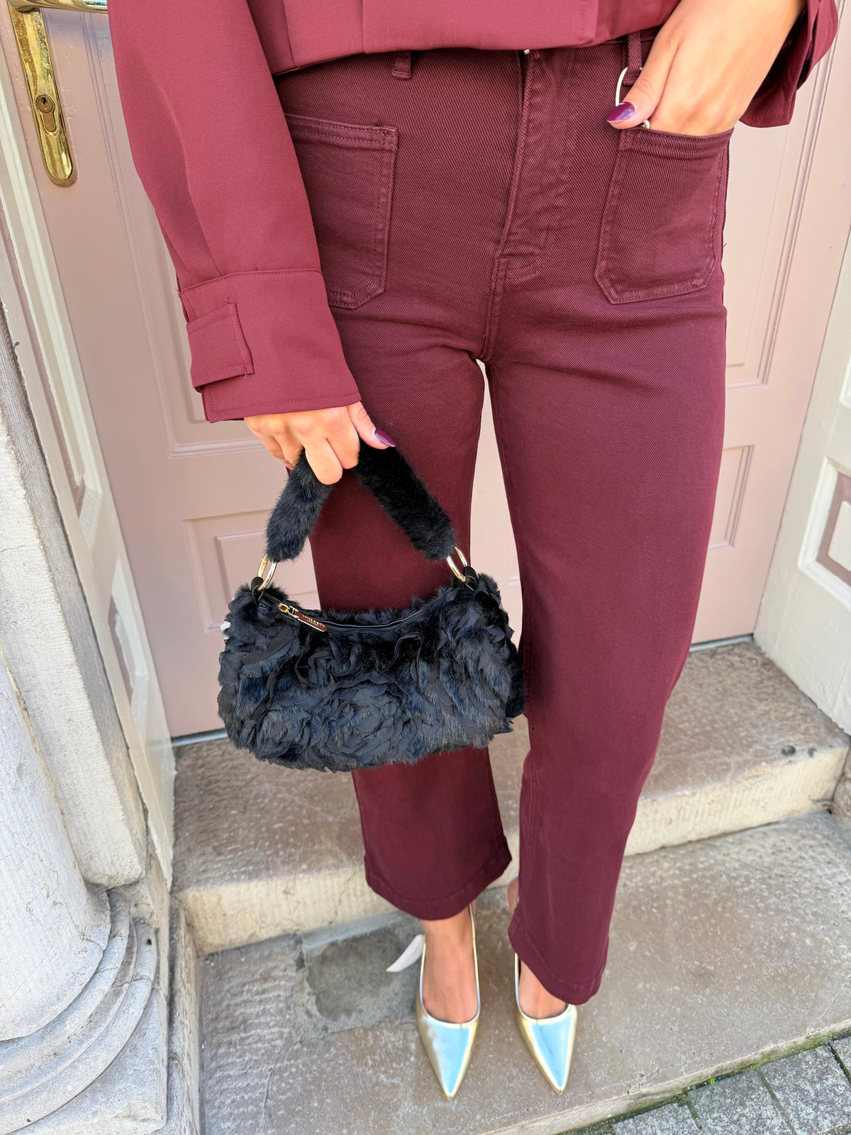 Rose Detail Handbag