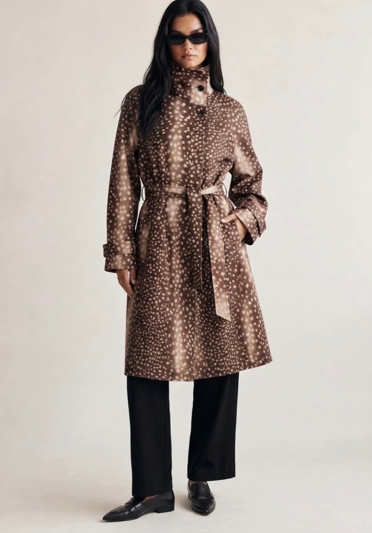 Bambi Funnel Neck Coat